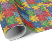 Windmolen Patchwork Dekbed Patroon Cadeaupapier (Rol Hoek)