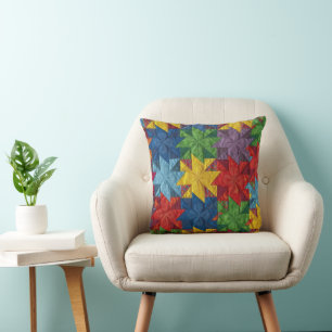Windmolen Patchwork Dekbed Patroon Kussen