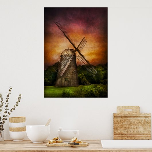 Windmolen Poster (Keuken)