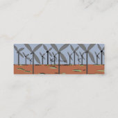 Windmolen Profielkaarten Mini Visitekaartje (Achterkant)