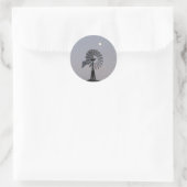Windmolen Ronde Sticker (Tas)