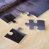 Windmolen tijdens zonsopgang in Nederland, winterp Legpuzzel (Zijkant)