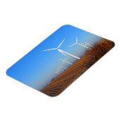 Windmolen Turbine in een herfstmiddag Magneet (Linkerzijde)