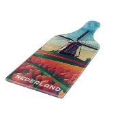 Windmolen van het veld Nederlandse kant Tulp Snijplank (Hoek)