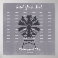 Windmolen van het windmolenparkbord