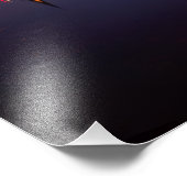 windmolen van Leidschendam met nachtelijke reflect Foto Afdruk (Hoek)