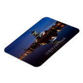 windmolen van Leidschendam met nachtelijke reflect Magneet (Linkerzijde)