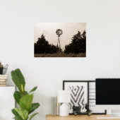 Windmolen, Viersen Ranch Poster (Thuiskantoor)
