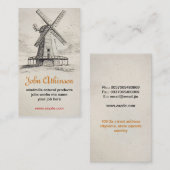 windmolen visitekaartje (Voorkant / Achterkant)