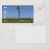 Windmolen Visitekaartje (Voorkant / Achterkant)