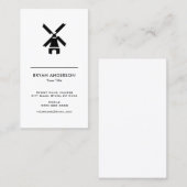 Windmolen Visitekaartje (Voorkant / Achterkant)