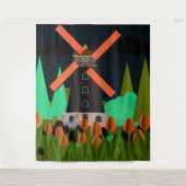 windmolen wandkleed (Voorkant)