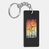 Windmolen Wind Energy Boerderij Turbine Milieu Sleutelhanger (Voorkant Links)