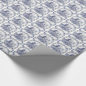  windmolenboot Delft Blue Cadeaupapier (Hoek)
