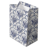 windmolenboot Delft Blue Medium Cadeauzakje (Achterkant Gekanteld)