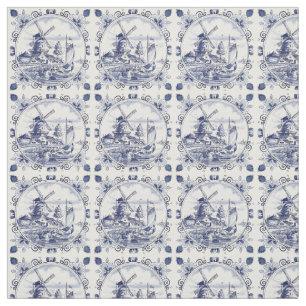 windmolenboot Delft Blue Stof