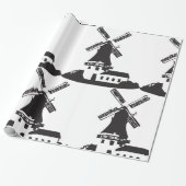 Windmolengebouw Cadeaupapier (Uitgerold)