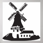Windmolengebouw Poster (Voorkant)