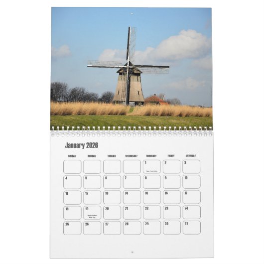 Windmolenkalender Kalender (Jan 2026)