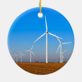 Windmolenlandschap Keramisch Ornament (Achterkant)