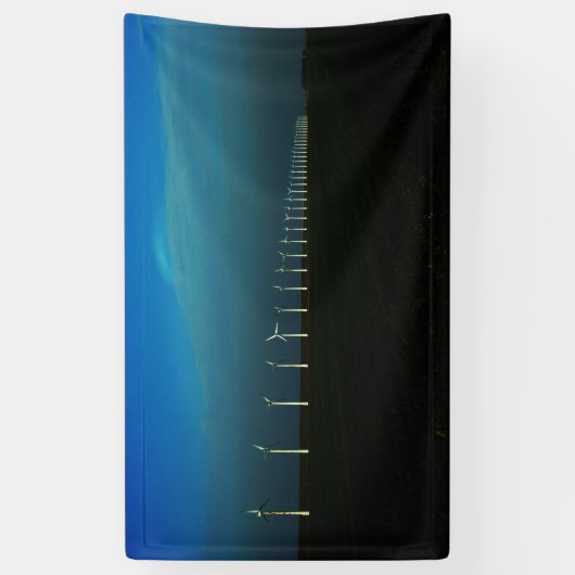 Windmolenpark benrcna spandoek (Verticaal)