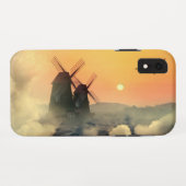 Windmolens, bergen en wolken Case-Mate iPhone case (Achterkant (horizontaal))