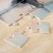 Windmolens bij Dawn Kinderdijk Holland Painting Legpuzzel (Zijkant)