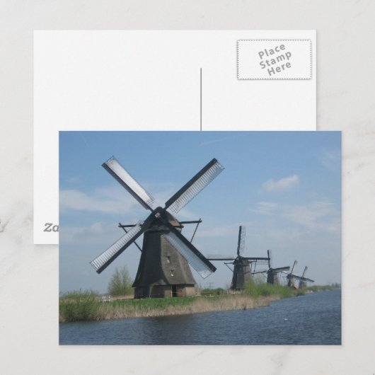 Windmolens Briefkaart (Voorkant / Achterkant)