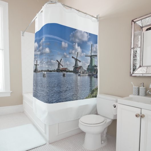 Windmolens Douchegordijn (In situ)