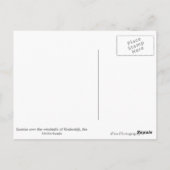 Windmolens in briefkaart voor wintertekst (Achterkant)