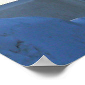 Windmolens in de stad Mykonos Poster (Hoek)