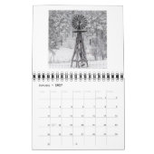 Windmolens in de vlakken kalender (Jan 2027)
