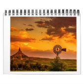 Windmolens in de vlakken kalender (Hoes)