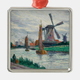 Windmolens in Holland (Nederland) Metalen Ornament