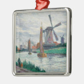Windmolens in Holland (Nederland) Metalen Ornament (Links)