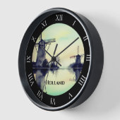 Windmolens in Kinderdijk - Waterverf schilderen (Hoek)