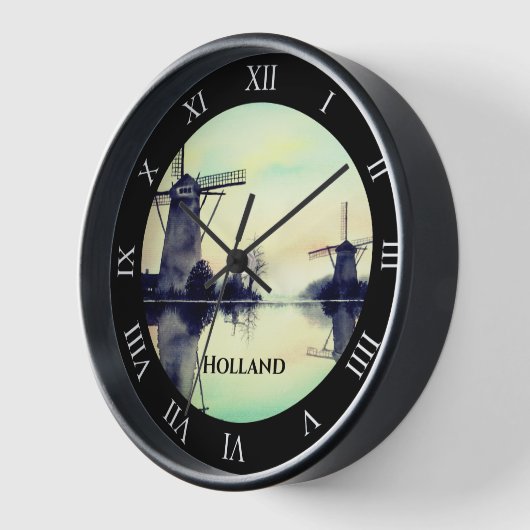 Windmolens in Kinderdijk - Waterverf schilderen (Hoek)