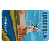 Windmolens in Nederland Magneet (Horizontaal)
