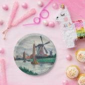 Windmolens in Nederland Papieren Bordje (Feest)