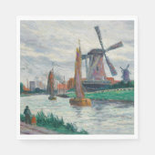 Windmolens in Nederland Servet (Voorkant)