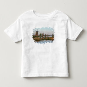Windmolens, Kinderdijk, Nederland Kinder Shirts