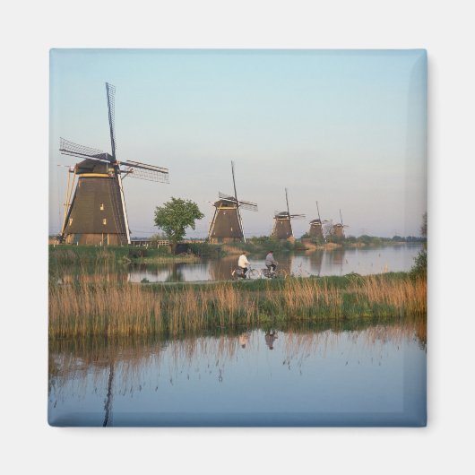 Windmolens, Kinderdijk, Nederland Magneet (Voorkant)