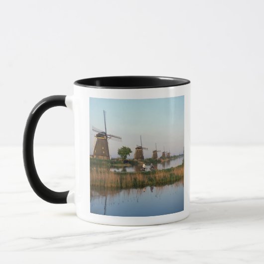 Windmolens, Kinderdijk, Nederland Mok (Links)
