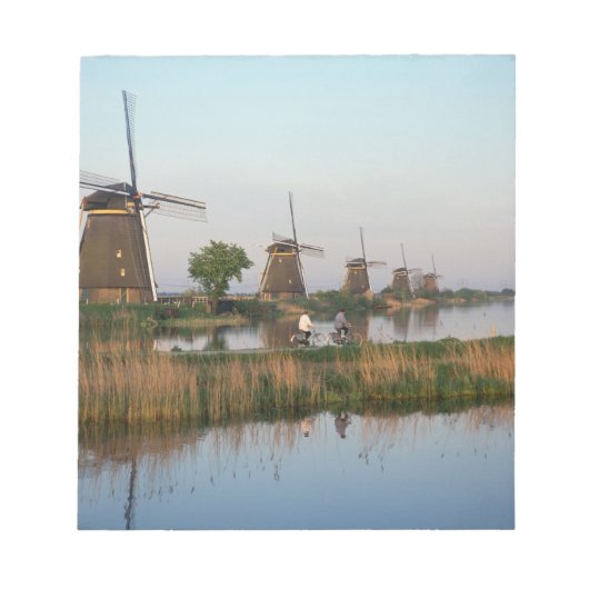 Windmolens, Kinderdijk, Nederland Notitieblok (Voorkant)