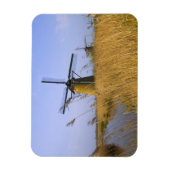 Windmolens langs het kanaal in Kinderdijk, 2 Magneet (Verticaal)
