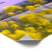 Windmolens langs het kanaal van Kinderdijk, Poster (Hoek)