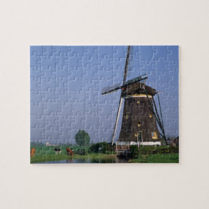 Windmolens, Leidschendam, Nederland Legpuzzel