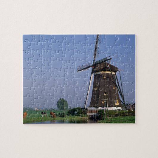 Windmolens, Leidschendam, Nederland Legpuzzel (Horizontaal)