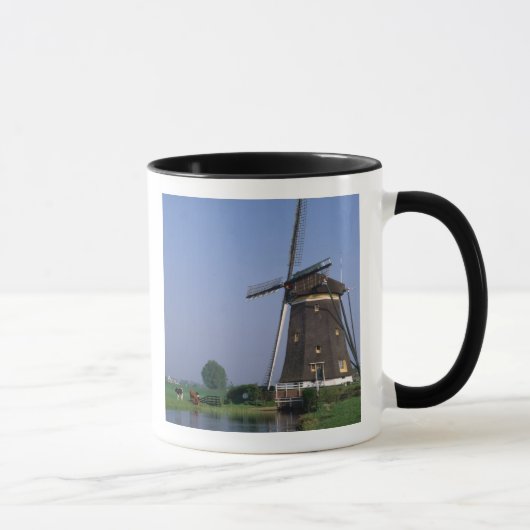 Windmolens, Leidschendam, Nederland Mok (Rechts)
