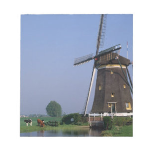 Windmolens, Leidschendam, Nederland Notitieblok